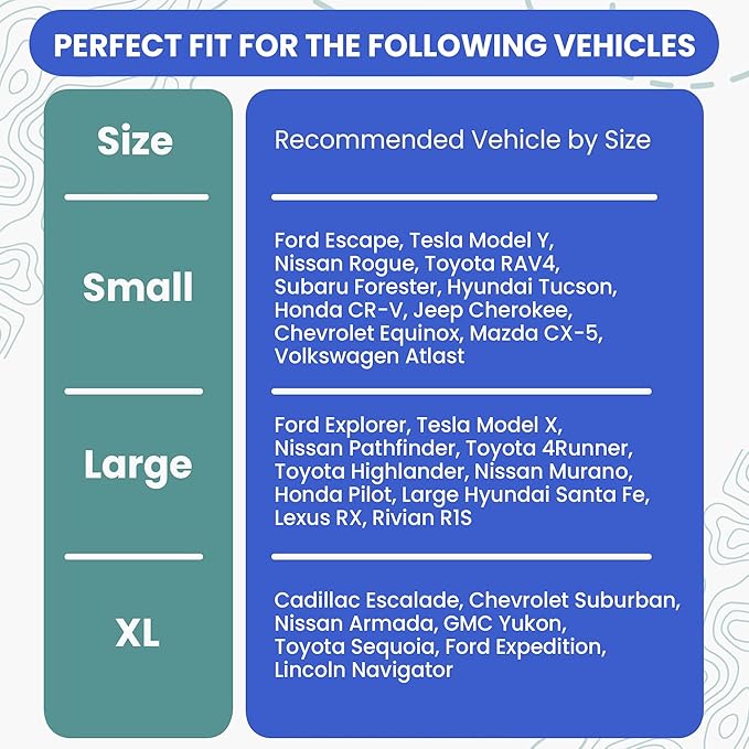 4Knines Split Cargo Liner for SUV – for Dogs & Pets, Heavy-Duty, Waterproof Trunk Mat & Cargo Cover – Fits 60/40 Split Bench & Armrest Pass-Through – Machine Washable, Non-Slip (Extra Large, Beige)