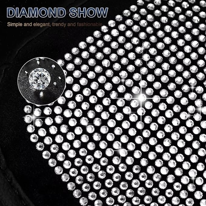 YORKNEIC Center Console Cover Fit for Lincoln MKT Bling Car Armrest Cover Crystal Rhinestone Armrest Cushion for Car Console with 2 Storage Bags - Diamond Armrest Cover