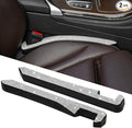 cwboine 2 Pack Sparkly Diamond Car Seat Gap Filler Universal Gap Filler for Car SUV and Truck Fit Between Seats and Console Stop Things from Dropping (White)