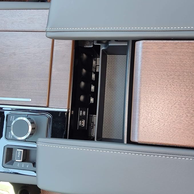 Vehicle OCD - Center Console Organizer Tray for Toyota Tundra (2022-2026) / Sequoia (2023-2026) – Made in USA - NOT compatible with center console safe - SLX184