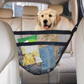 Car Mesh Organizer, Between Seat Car Organizer, Barrier of Backseat Pet Kids, Universal Car Interior Accessories Net Pocket Vehicle Mesh Organizer Suitable for Most Cars, SUVs (Black)