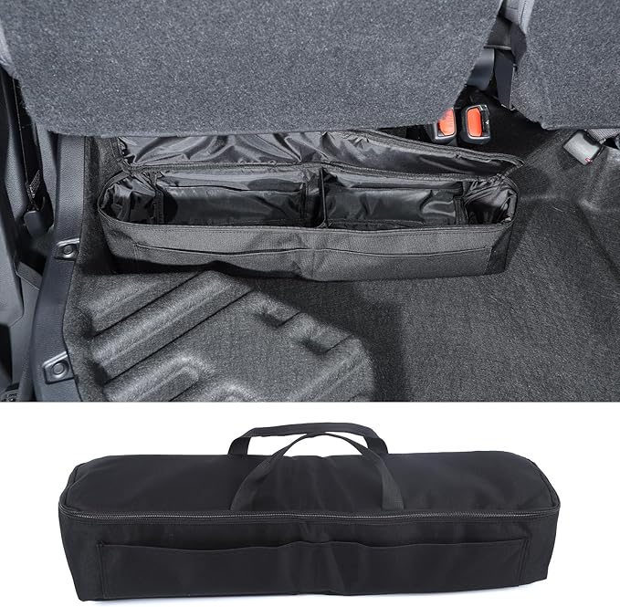 Under Seat Organizer Compatible with Toyota Tacoma 2024 2025 2026 Backseat Rear Under Seat Right Side Storage Bag Car Interior Organizer Accessories 1PCS