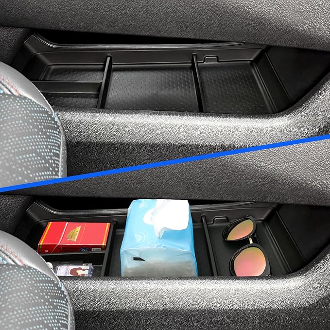 SMABEE Lower Center Console Organizer Tray for Chevrolet Chevy Equinox 2025 2026 Accessories Under Center Console Organizer Insert TPE Interior Black (Not Fit Equinox EV)