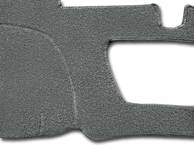 Yiz Dash Cover Mat Custom Fit for 2019-2025 Chevy Chevrolet Silverado 1500 2500HD 3500HD/2019-2023 GMC Sierra 1500 2500HD 3500HD w/o Heads Up Display and Speaker,Dashboard Pad Carpet(Dark Gray) J130