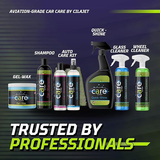 Cilajet Care Car Wash Care Kit, Automotive, Detail Your Car’s Exterior, 5 Piece Set, Includes Microfiber Towels, Works on Cars, Trucks, SUVs and More