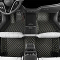 Luxury car Floor mats are for 99% of Vehicle Models,All Weather car Floor mats Provide Comprehensive Protection for Vehicles,Floor mats for car Personalized Customization! (Black Yellow)
