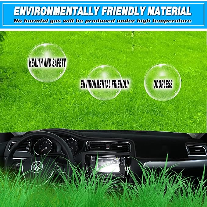 TUCAREST Dash Cover Fit for 2014-2020 Ni-ssan Rogue (T32)/ 2017-2022 Rogue Sport S (No Rogue Select) Nonslip Car Dash Board Mat Sunshade Not Fit w/HUD Models Flannel Black
