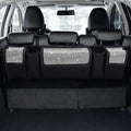 eing Car Trunk Organizer and Storage, Backseat Hanging Organizer for SUV, Truck, MPV, Waterproof, Collapsible Cargo Storage Bag with 5 Pockets, Bling Car Interior Accessories for Women,White