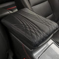 Leather Car Armrest Box Pad, 2025 Upgrade Universal Auto Arm Rest Cushion Memory Cotton Armrest Box Pad, Car Center Console Cover for Most Vehicle, Car Accessories (#5)