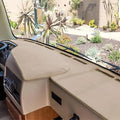 ShadePro ShurGrip Premium Dash Cover for RV & Motorhome | Non-Slip, Luxurious Dashboard Velour Fabric |Reduce Windshield Glare| Pet-Proof & Custom-Fit | Black & Tan Options