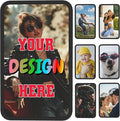 Custom Car Center Console Cover Personalized Auto Armrest Cushion Pad Add Your Image Text Logo Waterproof Non-Slip Neoprene Protector Car Decor Accessories for SUV Vehicle Sedan Truck