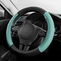 Skechers Steering Wheel Cover,Leather Steering Wheel Cover Hexcomb Design Embedded TPE Steering Wheel Universal Fit 14" 1/2-15" Car Wheel Protector for Men Women Fit Suvs,Vans,Sedans,Car,Trucks,Mint