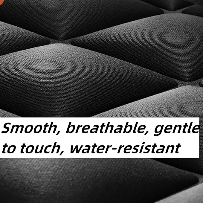 Universal Car Seat Covers, Car Seat Cushion for Driver or Passenger in Winter, Waterproof Faux Leather Seat Cover for Cars, Full Back and Seat Cushion with Non-Slip Bottom
