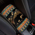 Horeset Aztec Brown Bear Car Armrest Cover Center Console, Auto Arm Rest Seat Protection Interior Accessories Fit Most Vehicle