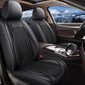 TTX LIGHTING Car Seat Covers fit for Cadillac STS 2013-2018 - Waterproof Leather & Breathable Ice Silk Automotive Seat Protectors Full Set (5 Seats, Black)