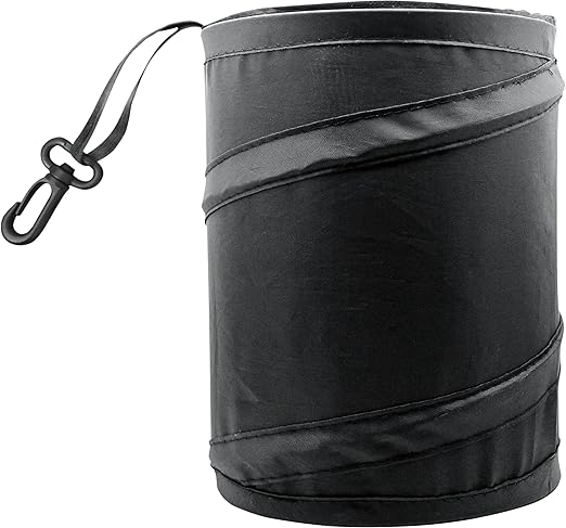 Mavoro 1 Pack, 1 Gallon Car Trash Can | Waterproof Collapsible Pop-Up Car Bin (1 Pack, 1 gal)