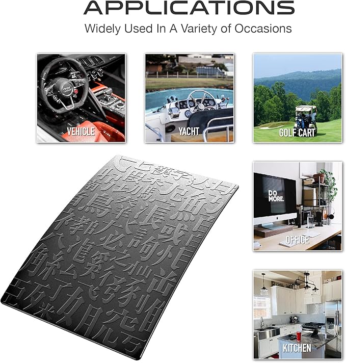 Car Dashboard Non Slip Mat, JIMISHA Anti Slip Gel Pad, Anti Slide Sticky Dash Pad for Radar Detector, Cell Phone, Keys, Glass, Mirrors, Metal, GPS, Coins (1 Pack)