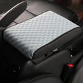 WOODHAWK Universal Car Armrest Cushion Pad Cover, Center Console Protector, Arm Rest Seat Box for Auto SUV Truck (Blue)