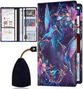 Car Registration Holder, Waterproof PU Leather Vehicle Card Document Glove Box Organizer, Women Interior Auto Accessories Case for Cards, Driver License Car Insurance Holder, Hummingbird and Rose