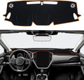 SENSHINE Dash Cover for Crosstrek 2026 2025 2024 Dashboard Cover Mat Center Console Carpet Protector Sunshield Pad Non Slip No Glare Dash Board Cover Custom Fit Interior Accessories, Gray Trim