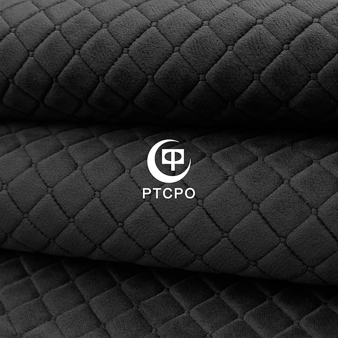 Soft Car Steering Wheel Cover for Sedan, SUV, Warm Luxury Velvet, Odorless, Universal, Anti Slip, Summer Winter, Black, D Shape(Flat Bottom)
