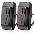 Frienda 2 Pieces 12V USB Automotive USB Panel Mount 12V USB Outlet Multi Switch Panel Car Outlet Socket Power Dual Port 12V 24V Quick Car Port for Cars Bus ATV RV Boat Truck, 3.1 A