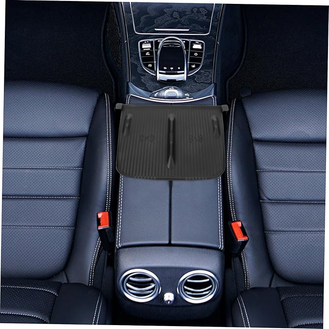 IMIKEYA Center Console Wireless Charger Mat Slip Silicone Pad for Model y Quick Installation Compatible Induction Charging Elegant Design for Car Accessories