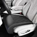 Coverado Car Seat Extender Leg Support, Leather Leg Support Cushion, Car Leg Extender Cushions for Long Driving, Waterproof Car Seat Cushions Leg Rest Pad Universal Fit for Most Car Seat (Black)