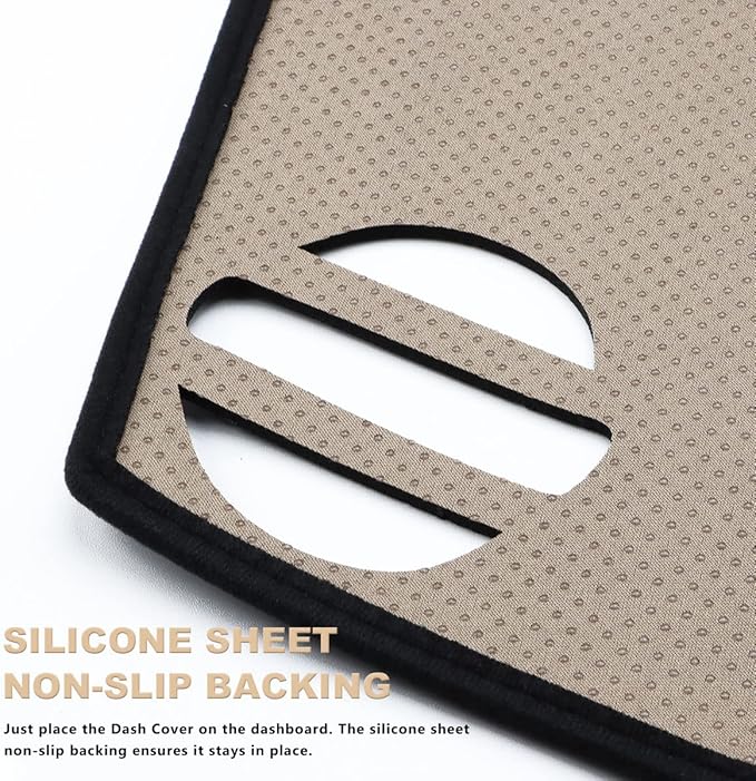 auovo Dashboard Cover Mat Compatible with Toyota RAV4 2024 2023 2022 Accessories 2019-2024 Sunshade Protector Anti-Slip Dash Carpet Cover