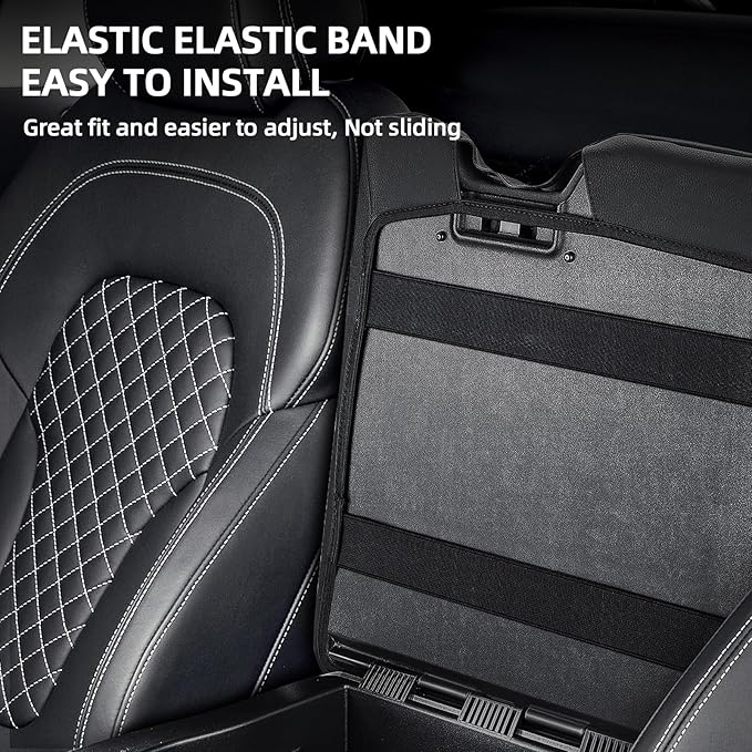 Center Console Cover Compatible with Ford F150 2015-2025,2017-2025 F250 F350 F450 with 40/20/40 Jump Seat Armrest Accessories, Leather Armrest Cover Protector (Jump Seat Console Only)