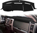 Yiz Dash Cover Mat Custom Fit for Dodge Ram 1500 2009-2018, Ram 1500 Classic 2019-2024,Ram 2500 3500 2010-2018, Ram 4500 5500 2011-2018 Dashboard Cover Pad Carpet Protector(11-18 Black) J17