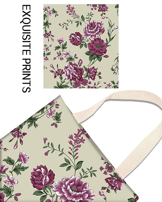 ANKVRP Car Trash Can, Durable Hanging Car Trash Garbage Bag, Cute Automotive Garbage Cans Organizer, Vintage Rose Floral