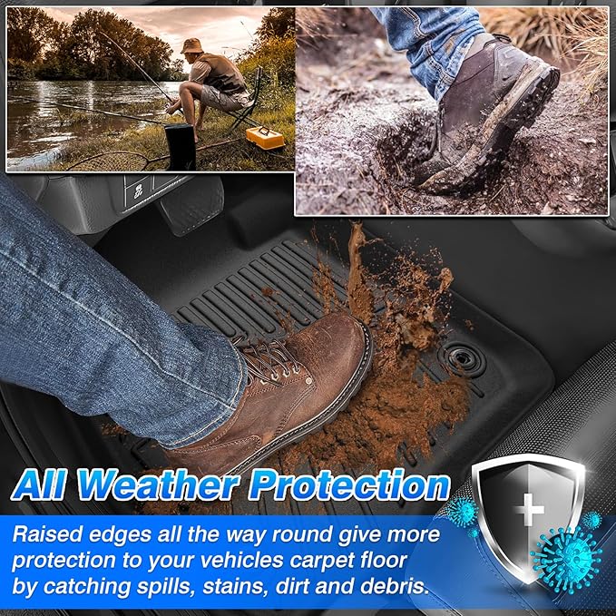 Cartist Floor Mats Custom Fit for Toyota Camry 2025 2026 All Weather Floor Liners for Camry Accessories Heavy Duty TPE Waterproof