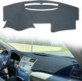 Amiss Dash Mat Dashboard Cover, Fits for Toyota Camry 2007 2008 2009 2010 2011, Anti-Reflective Non-Slip Dashboard Cover Mat Pad Carpet, Car Accessories Interior for Custom Fit Dash Cover (Dark Gray)