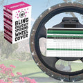 Universal Colorful Bling Crystal Diamond Rhinestones Golf Cart Steering Wheel Cover fits Club Car, Yahama, EZGO, Anti Slip Cover Easy to Install, Great Gifts for Golfer Women Womens (Colored Diamond)