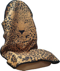 LoyaGour Car Seat Cover Protector Front Seats,for Gym Workout,Running,Swimming,Beach and Hiking,Waterproof Sweat Towel Bucket Seat Covers for Cars SUV Trucks (Leopard, 1Pcs)