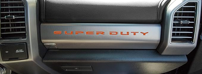 TufSkinz Super Duty Glove Box Letter Inserts - Compatible with 2017-2022 Super Duty