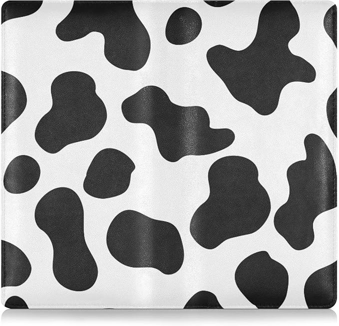 Cow Markings Car Registration and Insurance Holder Vehicle Glove Box Organizer Car Accessories Wallet Case for Women Men H020037