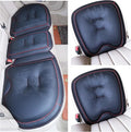 Car Seat Cushion – Dreamcatcher Inspired Design, Symbol of Prosperity & Luck – Premium Ergonomic Support for Hip & Lower Back Pain Relief (Full Set (Black with Red)