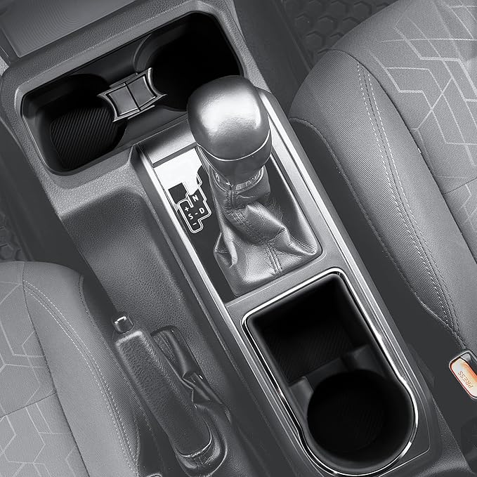 bgucar Interior Silicone Liner Insert Custom Fit for Tacoma 2016-2023, Silicone Organizer Tray for Tacoma Gen 3rd Crew Cab only - Fully Covered - for Tacoma Accessories