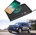 KEWISAUTO Wireless Charger for 2020-2024 Ford Explorer, USB Ports Center Console Charging Panel Fast Phone Charger Pad for Ford Explorer 2020 2021 2022 2023 2024 Accessories