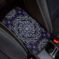 Purple Mandala Car Center Console Cover Soft Protector Armrest Console Cover Car Center Console Cover Accessories Universal Fit Most Cars Women Men