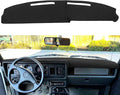Dash Cover Mat Custom Fit for Ford Mustang/Mercury Capri Dashboard Cover Pad Cap Carpet Protector Without Speaker Cutout J282 (Black)