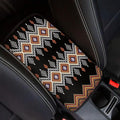 Center Console Armrest Cover Pad for Most Vehicle, Aztec Tribal Durable Armrest Cushion Protector for SUV, Truck, Car, Universal Fit Car Accessories Interior