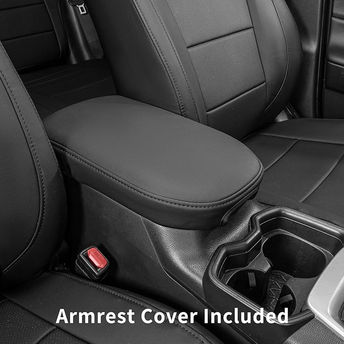 coverdream Corolla Cross Leather Seat Covers Custom Fit for 2023-2026 Toyota Corolla Cross Hybrid S,SE,XSE,Nightshade SUV,Fully Covered,Luxury Waterproof Car Seat Protector(Full Set,Black)