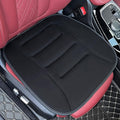 SUTILA Car Seat Cushion Pad 1inch Thick Comfort Seat Protector for Car Driver Seat Office Chair Home Use Memory Foam Seat Cushion with Non Slip Bottom, 20inch x 19.5inch (Black)