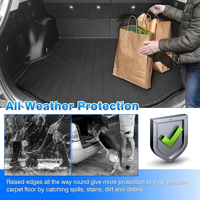 Rav4 Floor Mats - Car Mats for Toyota RAV4 2013-2018, All Weather Floor Mat for Rav4 Accessories, Heavy Duty Rubber Mats, Car Accessories