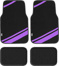 FH Group Car Floor Mats - Carpet Floor Mats for Cars, Universal Fit Automotive Floor Mats, All Purpose Car Floor Mats, Carpet Protector Mat for Most Sedan, SUV, Truck Floor Mats Purple