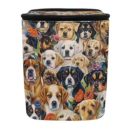 DISNIMO Kawaii Puppy Dog Car Trash Can Easy-to-Install Car Accessory Interior, Leak-Proof Car Garbage Can Bin Organizer Storage Bag for the Back Seat of Any Cars, Sedans, SUVs & Trucks