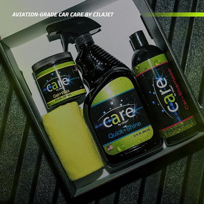 Cilajet Care Car Wash Care Kit, Automotive, Detail Your Car’s Exterior, 5 Piece Set, Includes Microfiber Towels, Works on Cars, Trucks, SUVs and More